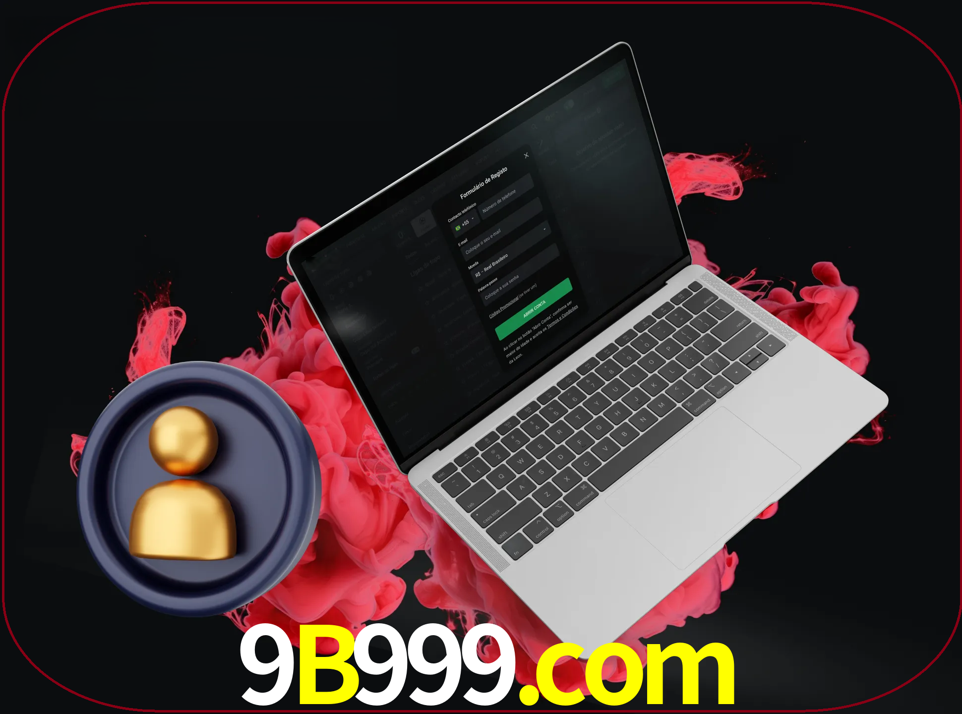 No cabeçalho do site 9b999, clique no botão que o levará a um formulário especial onde terá de introduzir as suas informações actuais.