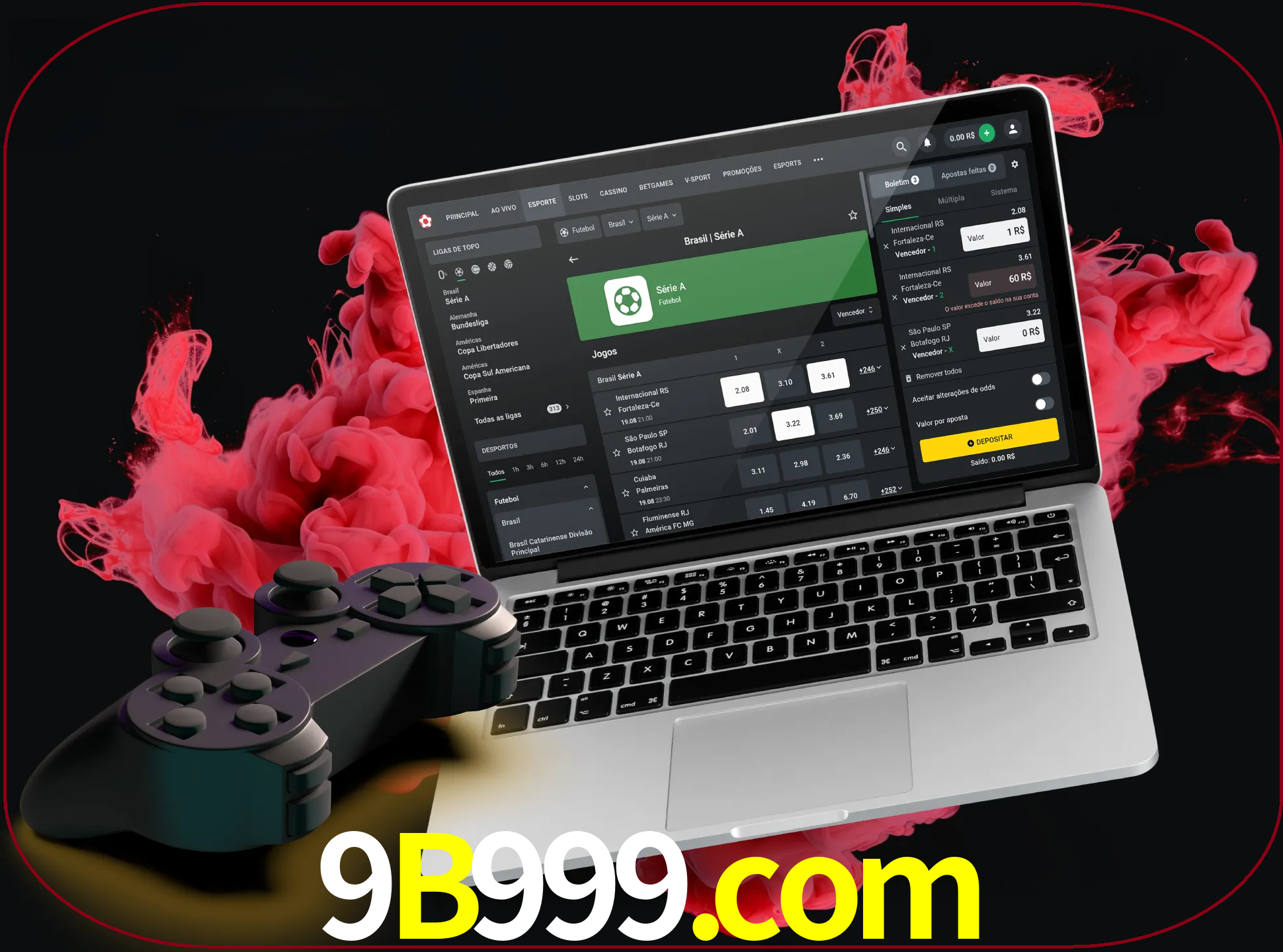 Visite a secção especial de jogos de vídeo em 9b999 para descobrir em que jogos pode apostar e ganhar muito dinheiro.