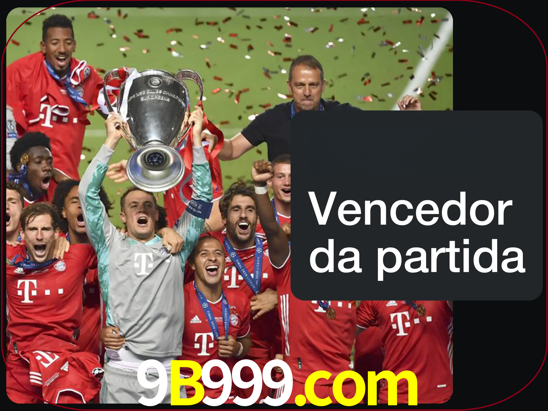 Aposte no vencedor e ganhe uma grande quantia de dinheiro.
