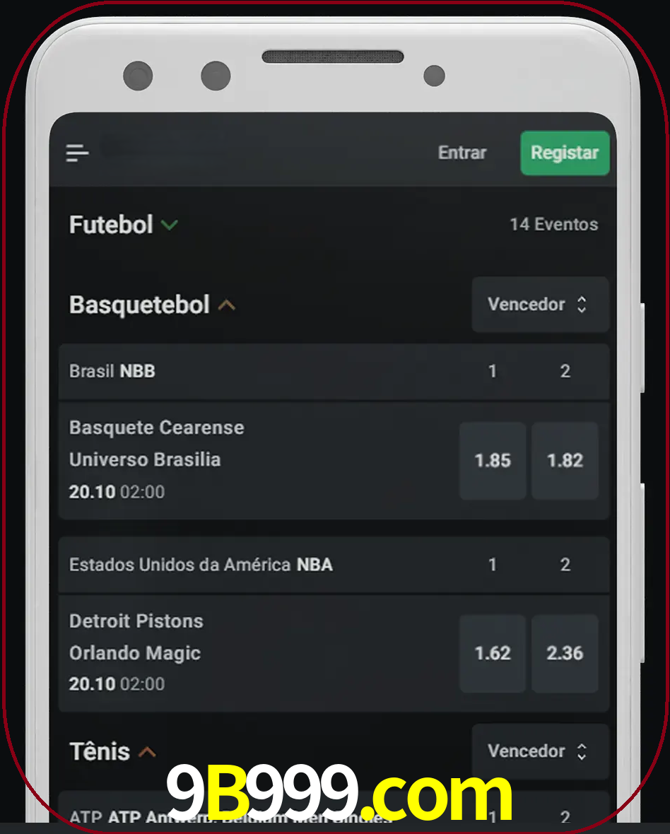 Aposte e assista aos esportes em formato ao vivo.